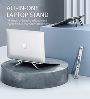 Support réglable en métal pliable pour ordinateur portable, support vertical en aluminium pour dissipation de la chaleur, pour Mackbook Pro Notebook