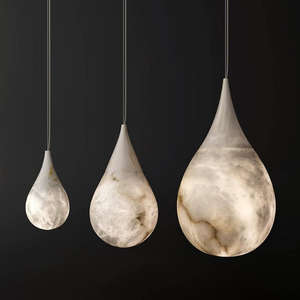 新しい北欧LEDモダン大理石照明ホテルリビングルームライトレストランシャンデリア屋内室内階段ランプライト - Product Image 1