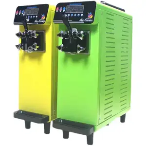 Mini máquina de sorvete comercial de mesa totalmente automática máquina de cone de sorvete café macio padarias lojas de chá de leite