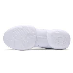 รองเท้าเต้นเชียร์ลีดเดอร์สำหรับผู้หญิงรุ่นใหม่ ระบายอากาศได้ดี กันน้ำ น้ำหนักเบา แบบผูกเชือก สีขาวและสีดำ สำหรับฝึกซ้อมในมหาวิทยาลัย - Product Image 1