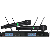 SLXD4D Microphone en métal dynamique à système sans fil UHF à 2 canaux de haute qualité avec micro sans fil portable SLXD2 KSM9