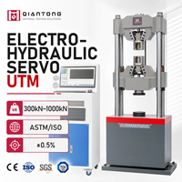 Máquina de Ensayo Universal Electrohidráulica Servo Computarizada ASTM E8 1000kN 100 Toneladas para Pruebas de Tracción