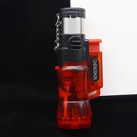 Briquets torche à gaz butane rechargeables, briquet torche pas cher, vente en gros, briquet à flamme jet portable