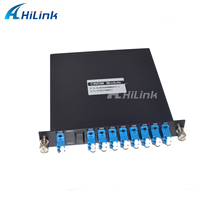 Fournisseur chinois de multiplexeur CWDM 8 canaux, multiplexeur/diviseur CWDM duplex à fibre optique, 1470-1610 nm