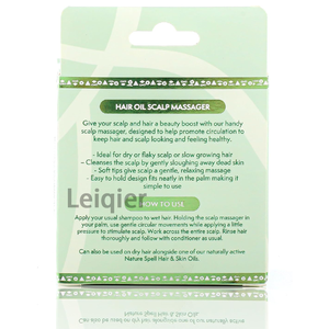 Brosse de massage du cuir chevelu en silicone souple avec logo personnalisé, peigne exfoliant relaxant pour l'application d'huile, soin du cuir chevelu, nettoyage en profondeur du cuir chevelu - Product Image 6