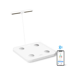 Balance connectée intelligente LeFu pour la composition corporelle, rectangulaire, à détection tactile, Bluetooth, Wi-Fi, capteur haute précision, alimentée par batterie, compatible Xiaomi, Huawei, Apple - Product Image 2