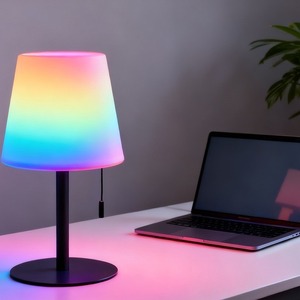 RGB Color Changing <b>LED</b> Desk Lamp for Bedroom & Living Room – Dimmable, Eye-Care, <b>Touch</b> Control, Modern Minimalist Design - Product Image 1