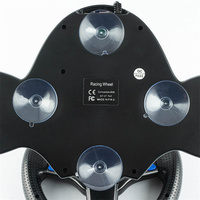 Volante de Conducción para Juegos SYY con Cable, Retroalimentación de Doble Motor, Detección de Movimiento, Botones Táctiles, Kit de Carreras para PS2 PC NS Android