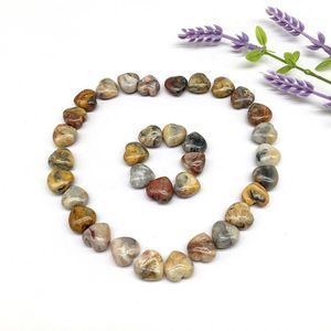 Artesanías de cristal Natural de alta calidad, Mini Corazón de ojo de tigre mixto, venta al por mayor, corazón de ágata loca de 15mm para decoración del hogar - Product Image 5