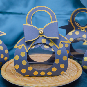 Boîtes cadeaux portables pour fêtes et mariages, sacs à bonbons et chocolats, décoration pour baby shower et anniversaire - Product Image 2