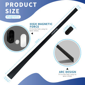 Logo personnalisé promotionnel d'usine chausse-pied cuillère à chaussure avec aimant long chausse-pied en plastique - Product Image 4