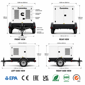เครื่องกำเนิดไฟฟ้าดีเซลสำรองยี่ห้อคัมมินส์และไวชัย ปี 2026 แบบ OEM จัดส่งรวดเร็ว ได้รับมาตรฐาน EAC EPA CE ขนาด 40 50 60 75 100kva พร้อมเครื่องยนต์ประหยัดน้ำมัน - Product Image 4