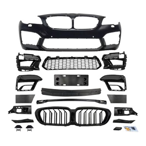 Accesorios de Rejilla Delantera de Doble Línea para BMW Serie 5 F10/F18 (2011-2017), Estilo M5 2021, Rejilla Pequeña Decorativa - Product Image 2