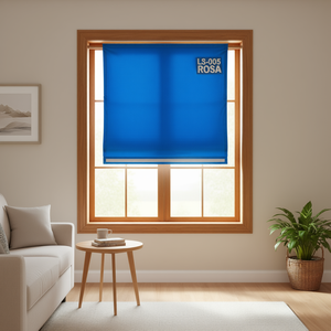 Tende in Raso Rosa LS-005, Tinta Unita, Oscuranti, per Finestre, Moderne, per Soggiorno, con Pieghe a Matita, Installazione su Asta - Product Image 2