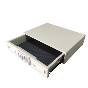 פלדה נסתרת מפתח אקדח קבינט תיבת עם שילוב מנעול תחת מיטת נשק בטוח - Product Image 5