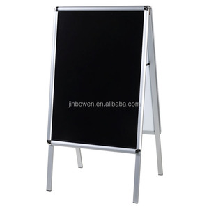KBW <span class=keywords><strong>A1</strong></span> Größe Aluminium Snap Lock Frame Faltbare Flip chart Whiteboard Doppelseitiger Plakatst änder für Werbe display Weiße Farbe - Product Image 2