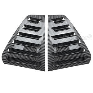 Cubierta Decorativa para Ventana Trasera de Coche, Aspecto Negro Brillante/Carbono, para Volkswagen Golf 6 MK6 2008-2012 - Product Image 2