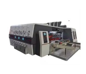 Nhà máy trực tiếp bán đầy đủ tự động flexo Mực hộp carton 3 Màu sắc máy in slotter Die-Cutter máy - Product Image 1