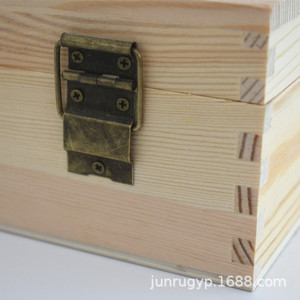 Caja de Madera para Seis Botellas de Vino, de Pino Macizo, con Tapa Abatible, para Almacenamiento de Bebidas, Hecha a Mano, Grosor Personalizable - Product Image 4