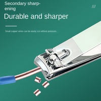 Ensemble de 4 pièces en acier au carbone, style valise, boîte de rangement portable pour soins des ongles, coupe-ongles, outils de manucure/pédicure, polissage des ongles