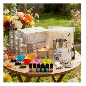 Table <b>Candle</b> Elegant Vessel Packaging Unscented Natural Wax Banquet Ceremony Boutique Presentation Collection Deluxe - Product Image 5