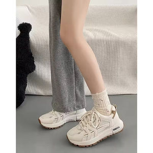 Zapatos deportivos vintage 2023, estilo moderno con suela gruesa, estilo moderno, ligeros, blancos y transpirables, esenciales para la moda de primavera. - Product Image 2