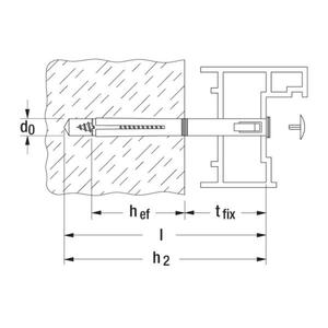 FISCHER - 501938 Bouchon d'extension de cadre pour cadre de fenêtre F S Z - EAN 8001132019382 ANCURS ANCRES MÉCANIQUES - Product Image 3