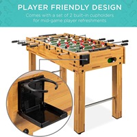 Table de baby-foot standard de 12 mètres pour enfants, jeu de société de sport, machine éducative à 8 barres, terrain de jeu vert