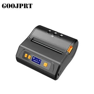 GOOJPRT Mini Smart Portable Mode Thermal Automatic Barcode Label Receipt Printer 80mm Size Printer