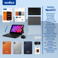 تابلت Npad23 بشريحة 4G، شبكة كاملة، معالج MTK ثماني النواة، ذاكرة وصول عشوائي 3 جيجابايت، شاشة 10.1 بوصة، متجر جوجل، تنزيل التطبيقات، مكالمات فيديو، I17 هيرمس أورانج