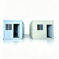 Maison préfabriquée en conteneur d'acier, construction de conteneur extensible et respirant sur mesure pour supermarchés, bureaux, écoles