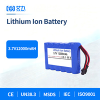 Paket Baterai Lithium 3.7V 12000mAh untuk Peralatan Listrik