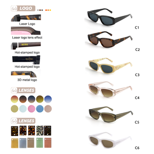 Lunettes <span class=keywords><strong>de</strong></span> soleil œil <span class=keywords><strong>de</strong></span> chat en acétate TFB pour hommes et femmes, lunettes <span class=keywords><strong>de</strong></span> soleil unisexes, mode, haute qualité, logo personnalisé, vente en gros - Product Image 5