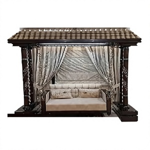 Royal Indoor Wooden <b>Swings</b> for Home Decor Traditional Teak Wood Jhula For Indian Homes At Sale Manufacturer & Exporter USA - Product Image 1