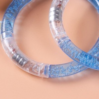 6 Pulseras LED de Plástico, Luminosas, Intermitentes, para Niños y Adultos, para Bodas, Cumpleaños, Fiestas, Brillan en la Oscuridad