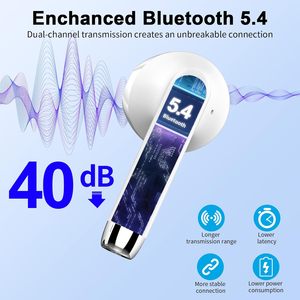 2026 Trending TWS Wireless Earbuds BT 5.4 Noise Cancelling Earphones 13mm Hi-Fi Stereo Waterproof Headphone with <b>LED</b> Display - Product Image 2