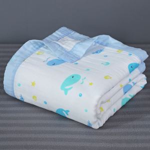 Solid Personalized <b>Muslin</b> <b>Swaddle</b> Blankets Cotton Newborn Baby Towels Sets - Product Image 5