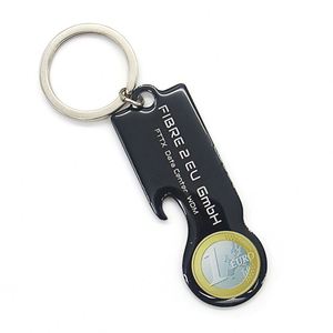 Personalized Stainless Steel Shopping Cart Trolley Chips Supermarket Coin Token <b>Keychain</b> Germany Trolley Coin Chip - Product Image 5