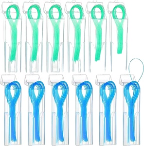 Enfileur de <span class=keywords><strong>fil</strong></span> <span class=keywords><strong>dentaire</strong></span> orthodontique bleu/vert pour ponts et implants - Product Image 2