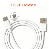 Cable USB a Micro USB con revestimiento de PVC para computadora, teléfono y auriculares