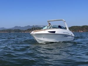 24ft Fiberglass Hull Engine Boat Mini Luxury <b>Yacht</b> for Sale 7.3M Cabin Cruiser Speed Boat - Product Image 5