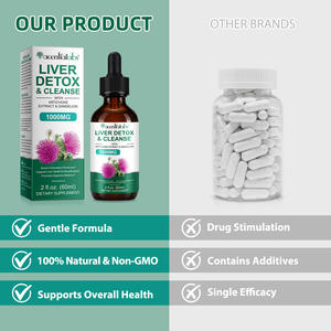 Suplemento de Ervas Naturais Acentiallabs 60ml 1000mg Gotas de Cardo Mariano Para Desintoxicação e Limpeza do Fígado, Reforço Imunológico e Suporte Hepático - Product Image 6