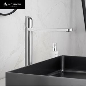 <span class=keywords><strong>Robinet</strong></span> de lavabo sanitaire, mélangeur chaud et froid, montage sur plan, acier inoxydable 304 brossé, <span class=keywords><strong>robinet</strong></span> de salle de bain - Product Image 6
