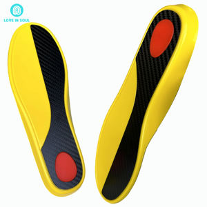 Loveinsoul Las mejores plantillas de fibra de carbono para la fascitis plantar Plantilla de fibra de carbono con plantillas de absorción de choque de extensión de Morton - Product Image 3