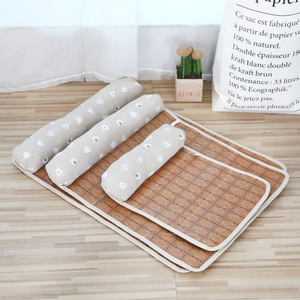 Cartoon Pet <b>Cooling</b> Mat Rectangle Fabric Cat Bed <b>Pad</b> Summer <b>Cooling</b> Pillow Set - Product Image 3