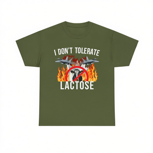 Maglietta per Intolleranti al Lattosio, T-Shirt con Meme Divertente, Regalo Gag con Humor Inapprezzabile, Magliette Sbocciate e Inadatte - Product Image 2