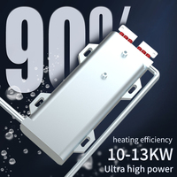 Chauffe-eau instantané électrique intelligent sans réservoir de 12 kW, de qualité supérieure et économique