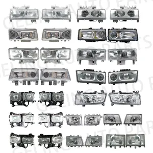 Factory Truck body parts front led headlight head lamp for Mitsubishi fuso canter 1986-2002 2005 2012 2022 MB515 fighter truck