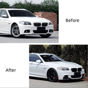 Paragolpes Delantero NewType PP 2026 con Labio en Negro Brillante, Estilo Carbono, para <span class=keywords><strong>BMW</strong></span> F10 M5 2011-2016 525d 530i 535i <span class=keywords><strong>540d</strong></span> - Product Image 2