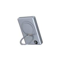Chargeur sans fil portable 10000mAh Nouvelle arrivée Mini batterie externe Pack de batterie Support magnétique Charge rapide 15W Type-C Aluminium